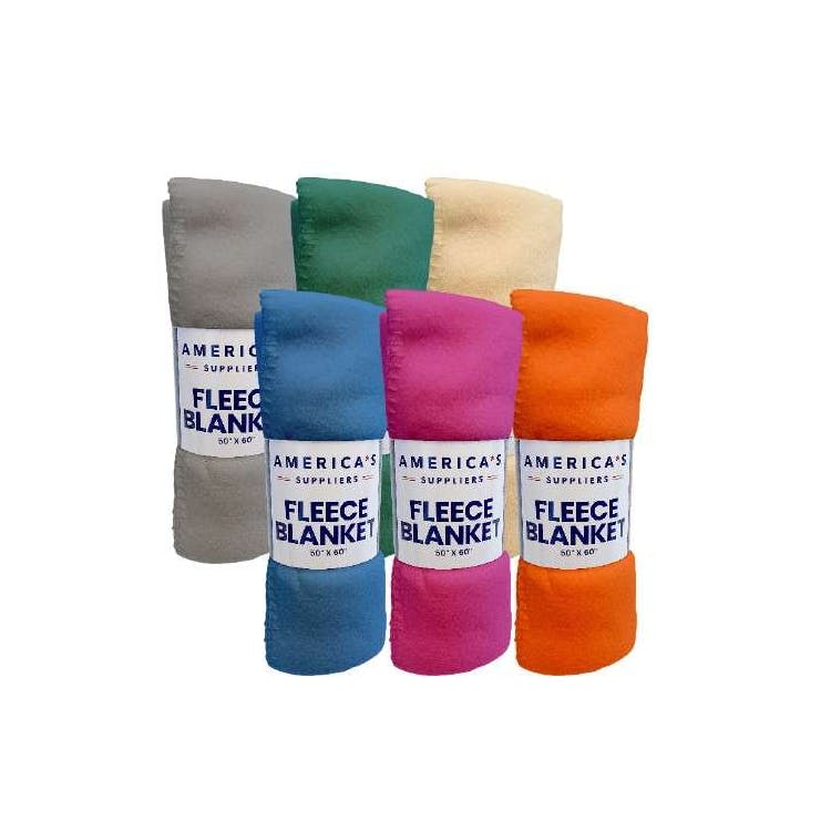 Fleece Blankets - 50x60 Assorted Colors