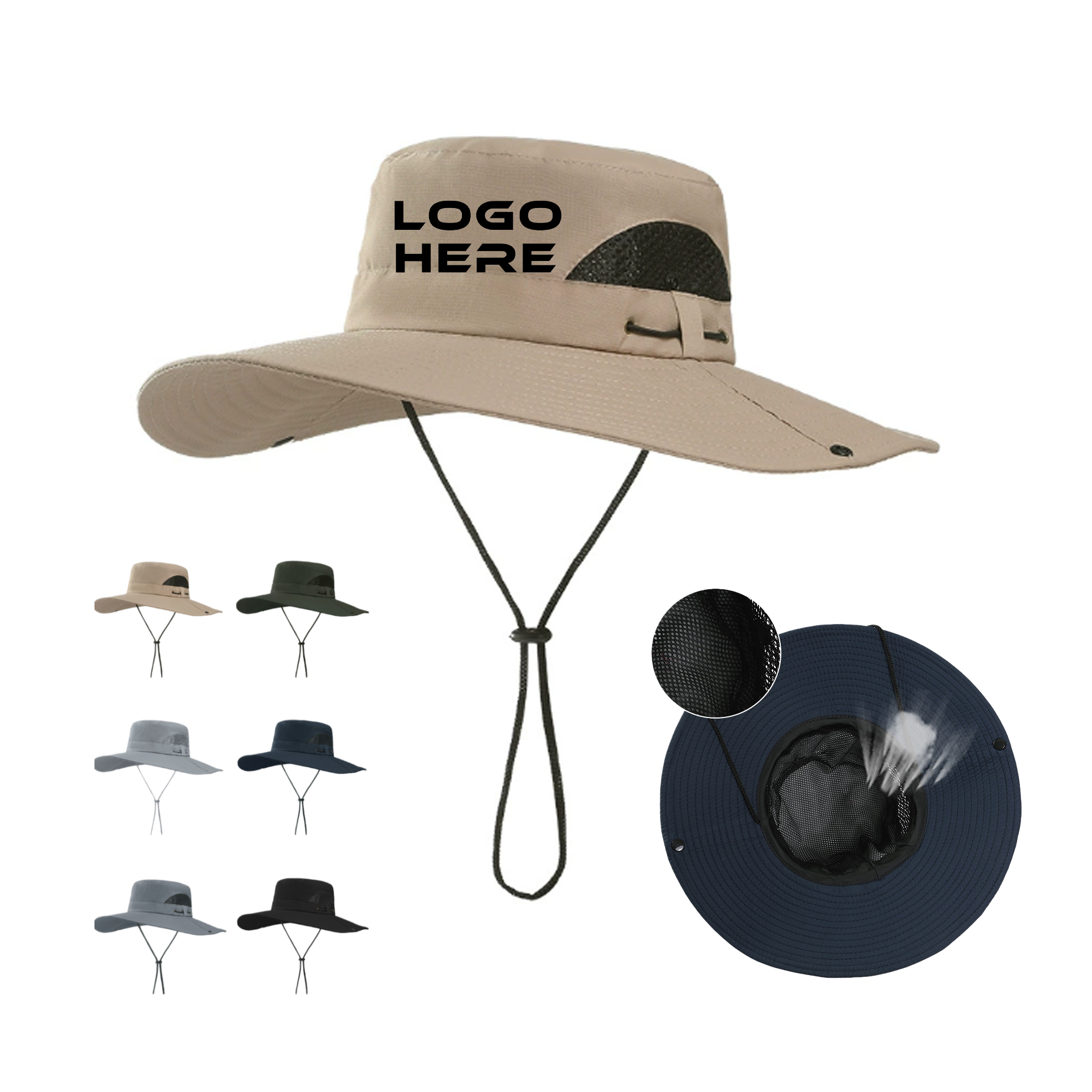 Men's Outdoor Fishing Sunscreen Fisherman's Hat 1