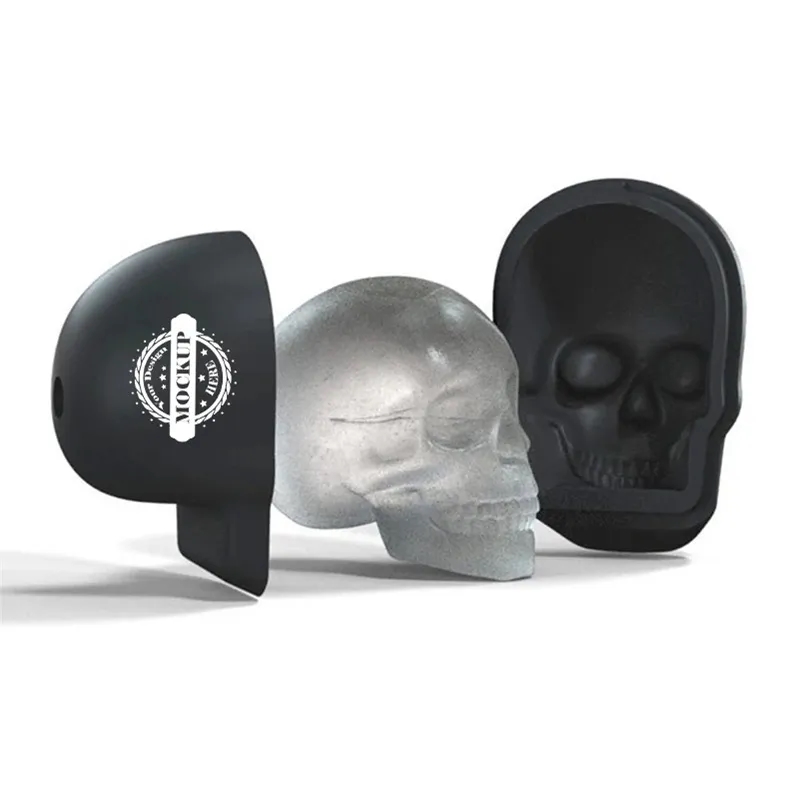 Skull Ice Mold 2