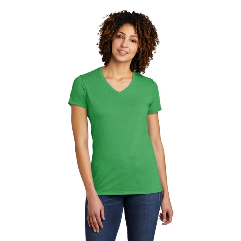 AllMade Women's Tri-Blend V-Neck Tee 37