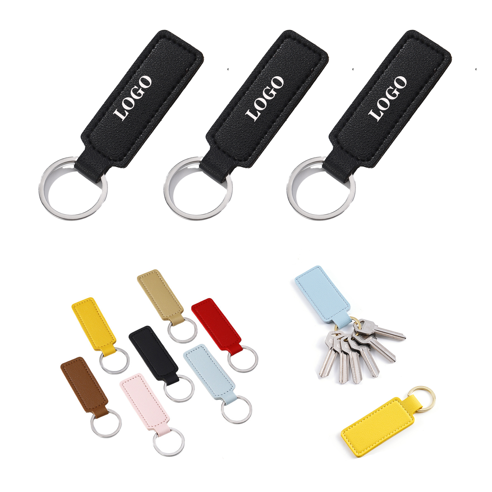 PU Leather Car Keychain 1