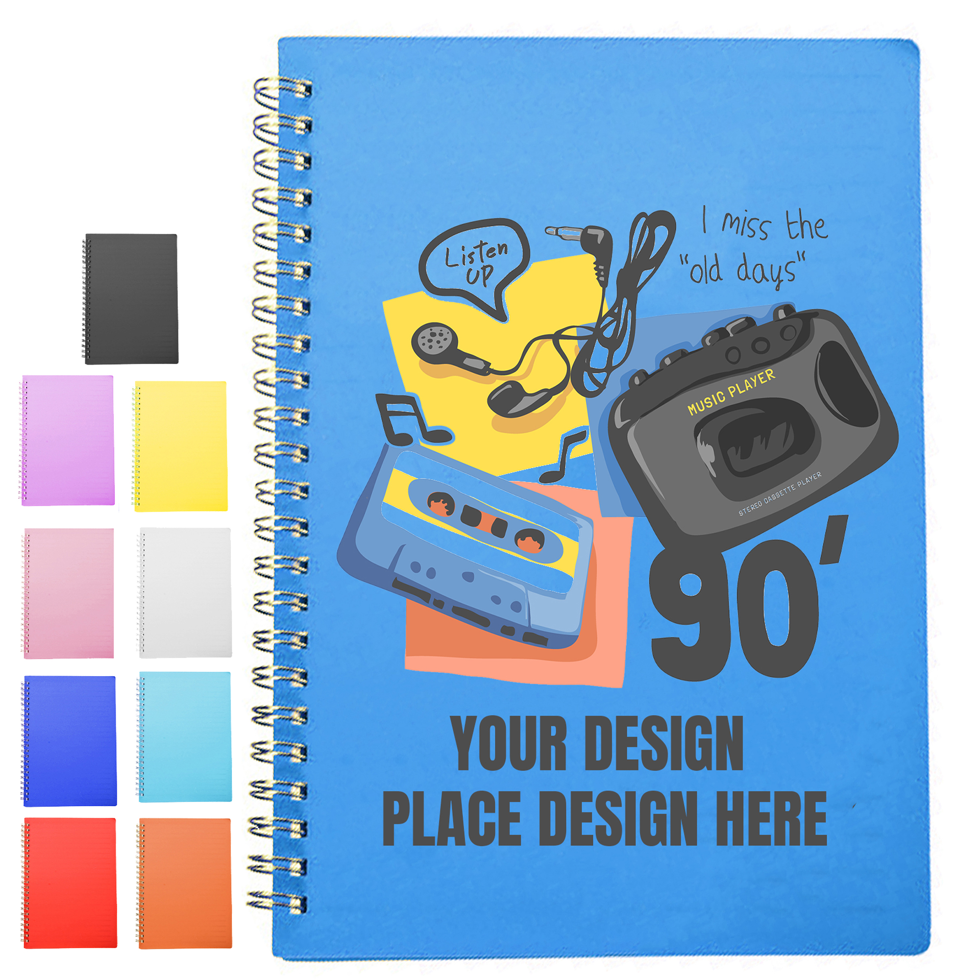 A5 Spiral Notebook Journals Study Office Supplies 4