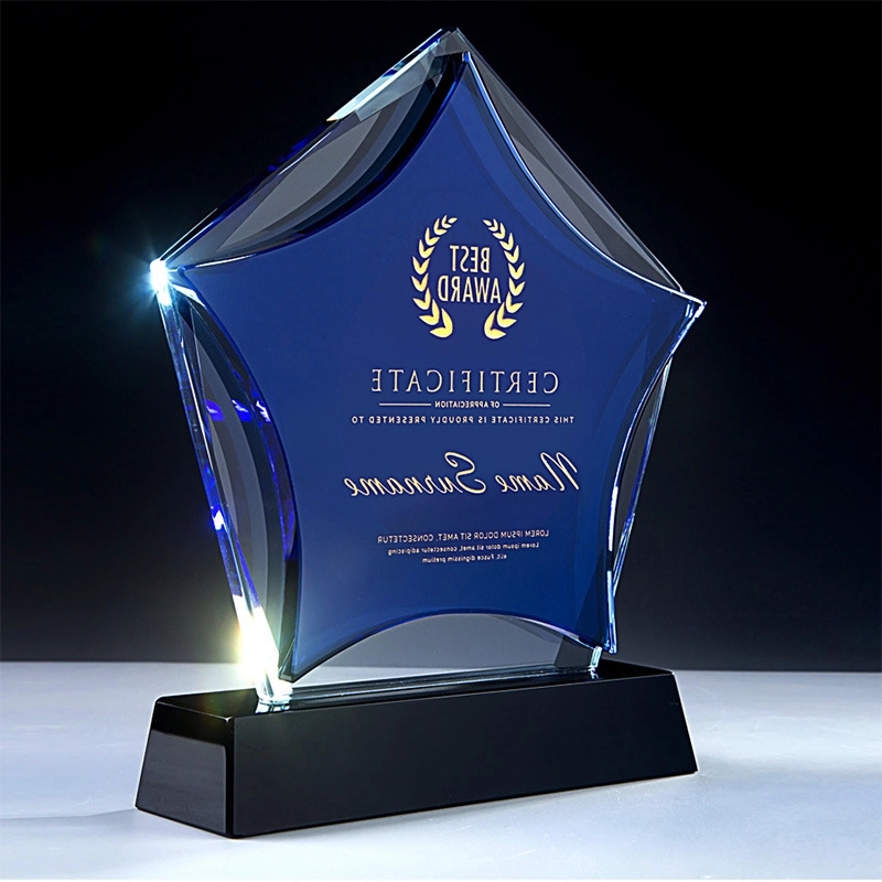 Star shape Crystal Awards 5