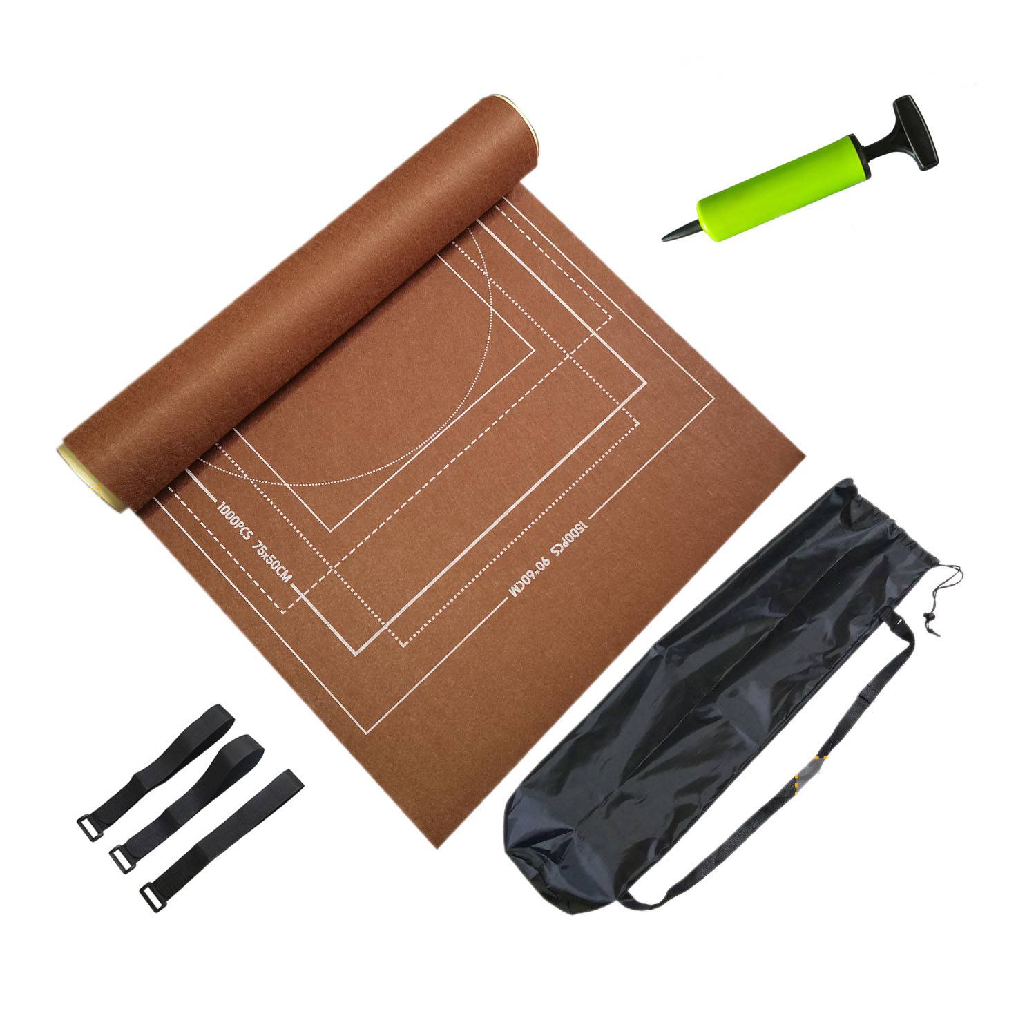 No-Crease Roll-Up Puzzle Mat with Storage Bag 8