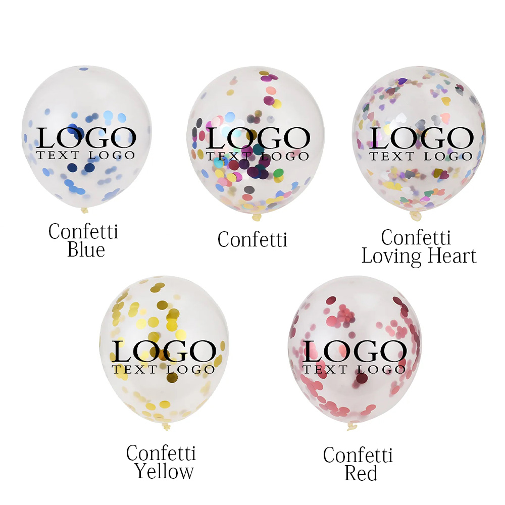 Transparent Latex Confetti Balloons 8