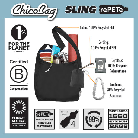 ChicoBag Sling rePETe Crossbody Tote 80