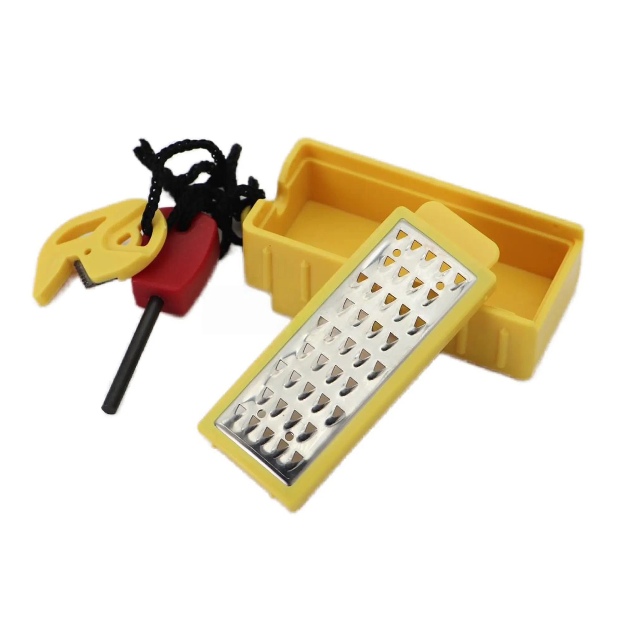 Ferro Rod Fire Starter With Integrated Shaving Scraper 6