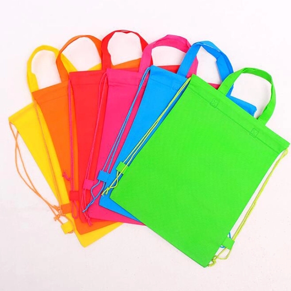 Non-woven Drawstring Bags With Handle 2