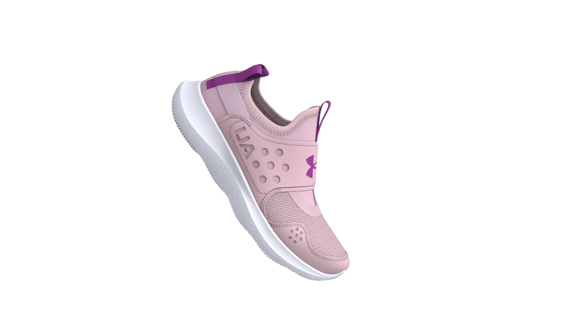UA Runplay Girls' Pre-School Running Shoes 8