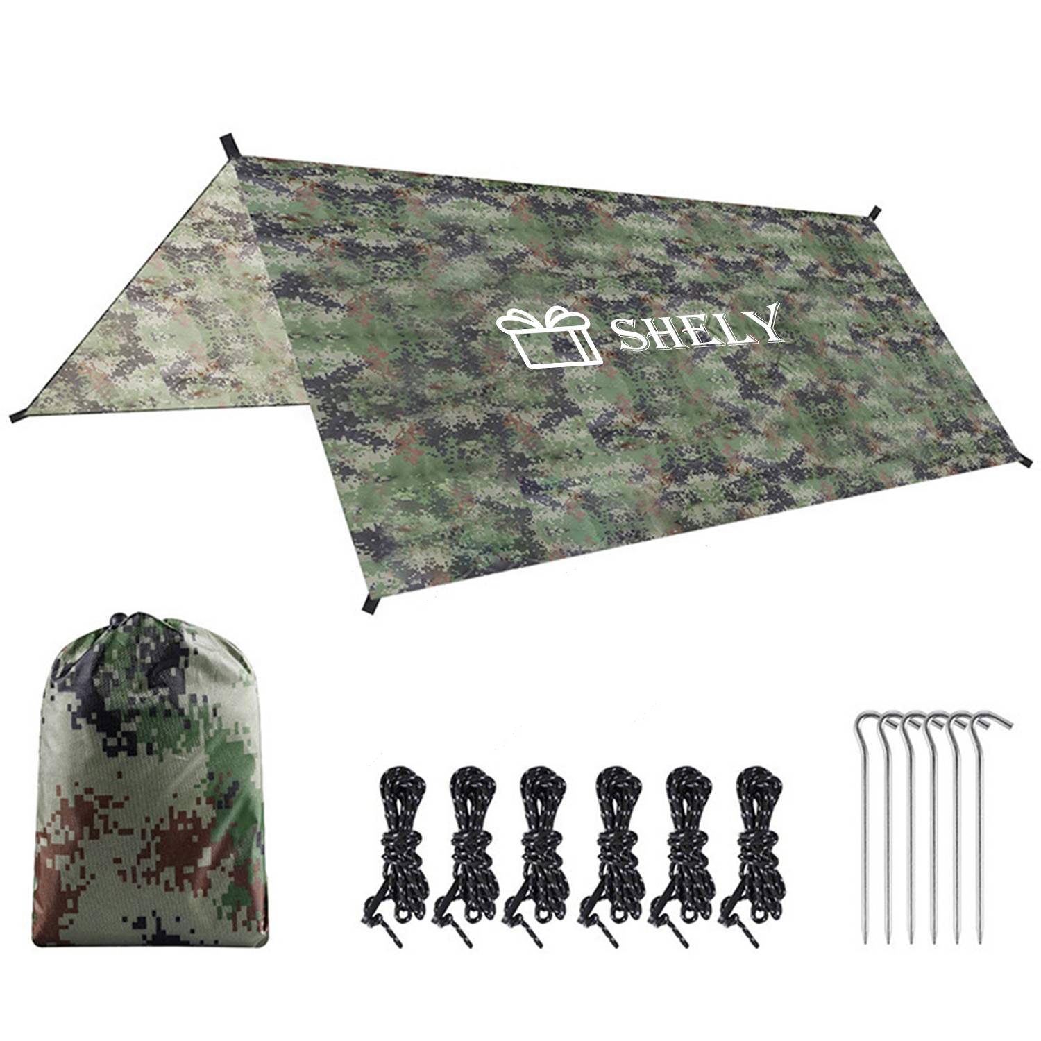 Waterproof and sunscreen beach shading tent 2