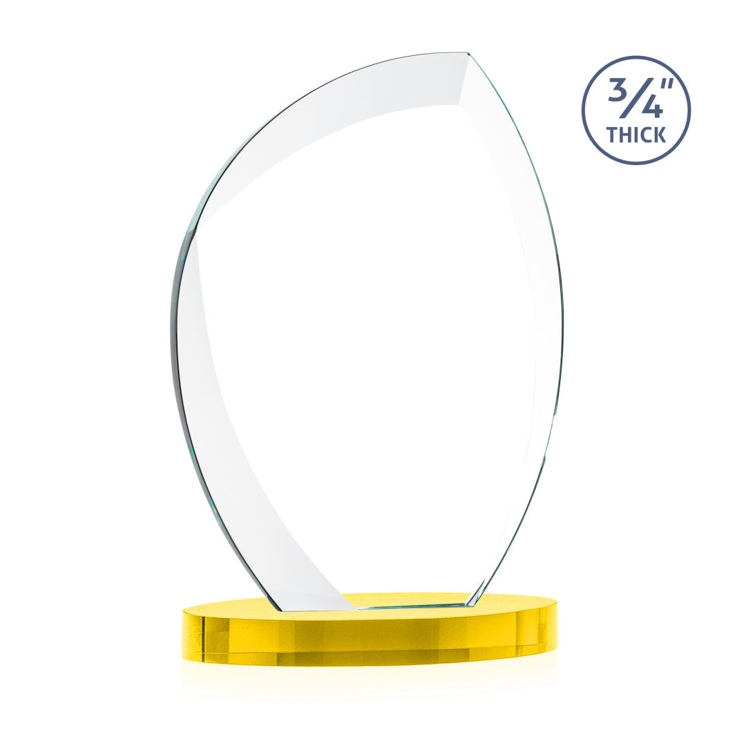 Wichita VividPrint™ Award on Alberton Base - Gold 5