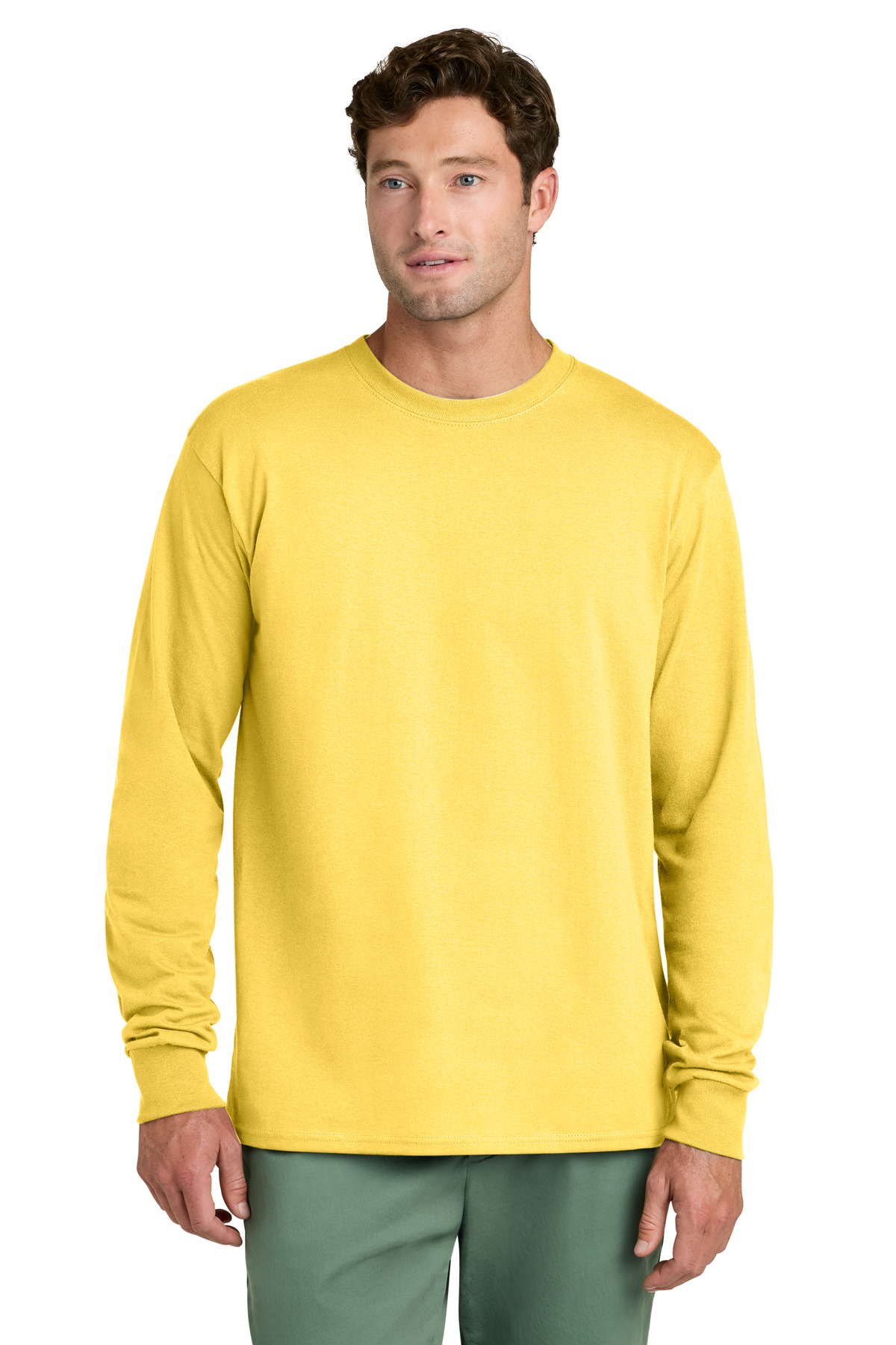 Port & Co Long Sleeve Core Cotton Tee. PC54LS 77