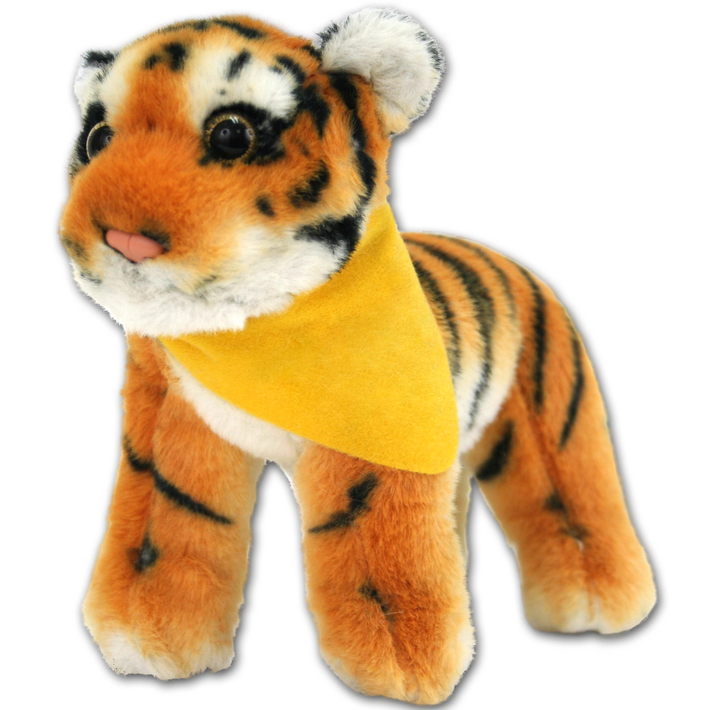 8" Jungle Animals Standing Brown Tiger 4