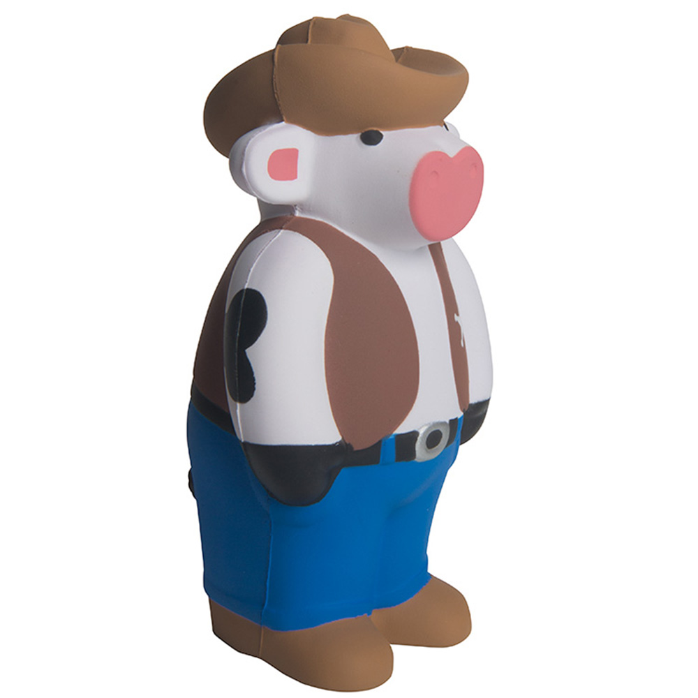 Cowboy Cow Stress Reliever 1