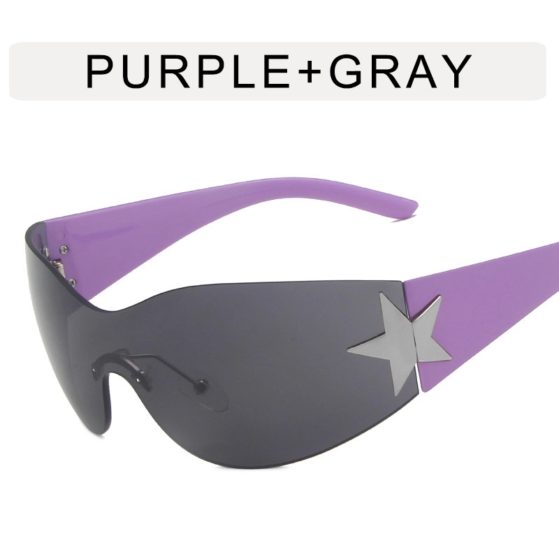Rimless Pentagram Sunglasses 11