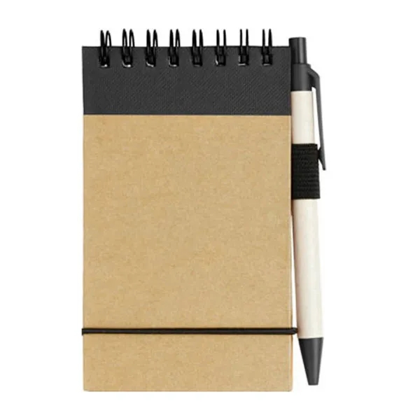 Eco Recycled Jotter Notepad With Pen 6