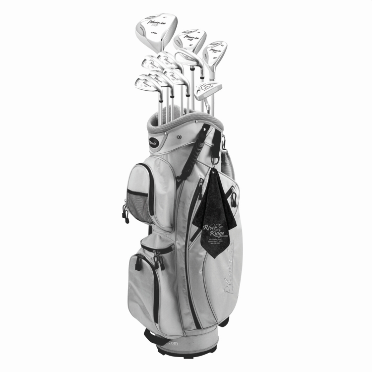 "THE WEDGE" Recycled RPET 300 GSM Heavy Duty Golf Towel - 12" W x 12" H 9