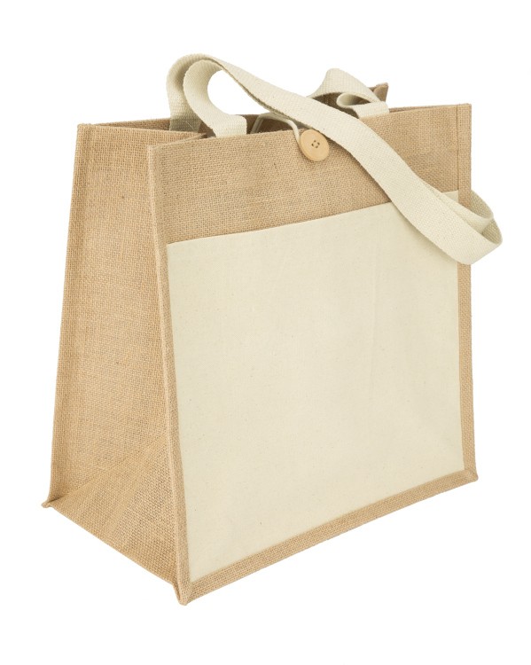 Izzy™- Jute Tote - Screen Print 4