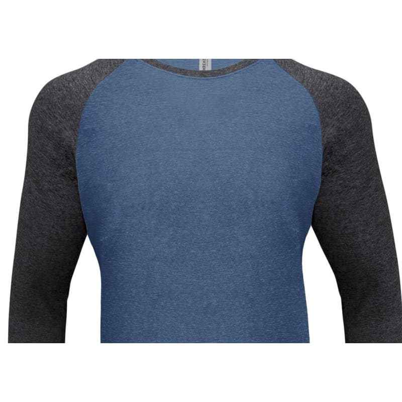 Threadfast Apparel Unisex Triblend 3/4-Sleeve Raglan 8