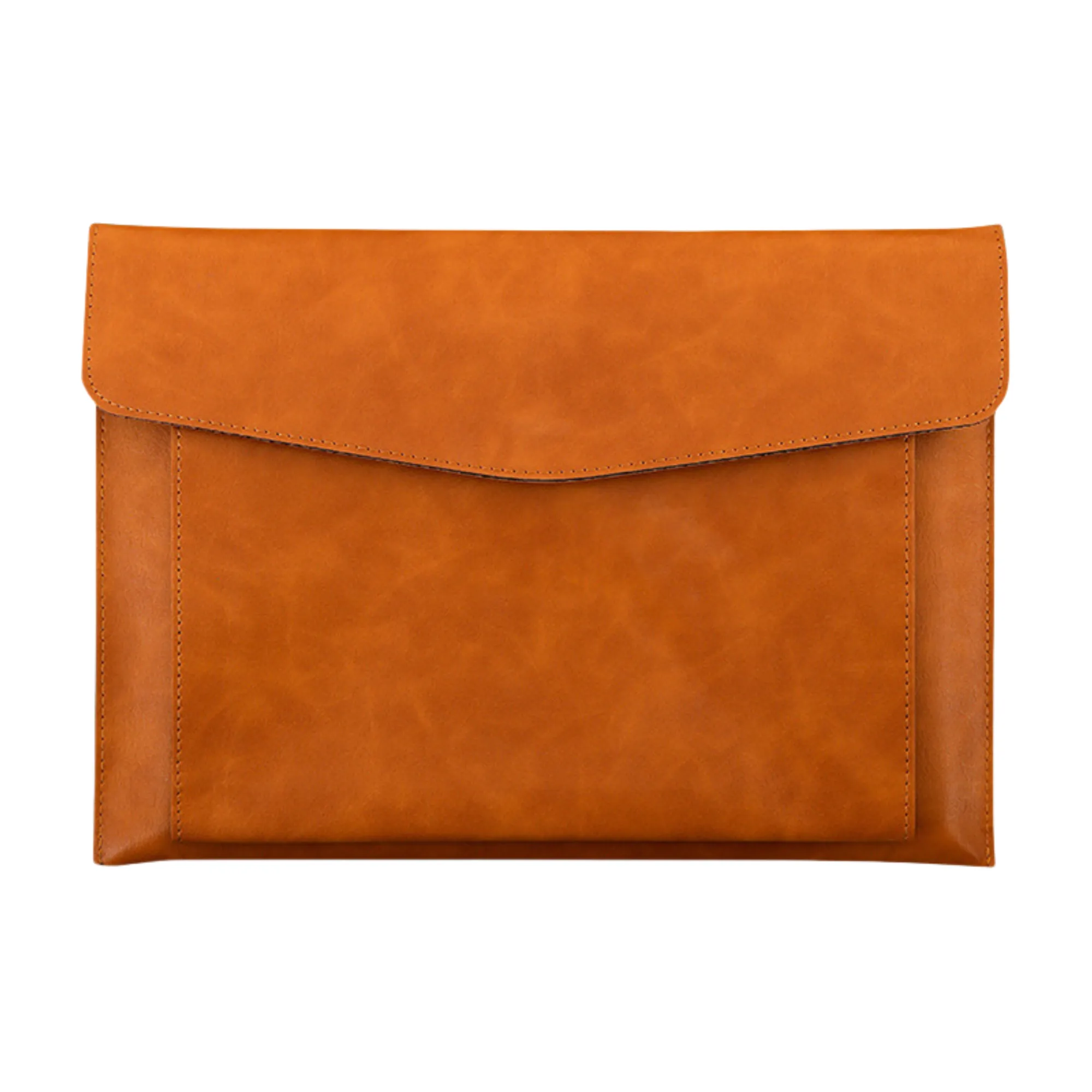 A4 Double Layer Leather Business Document Bag 5
