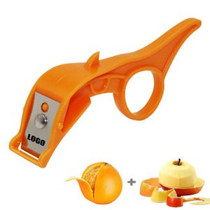 2 IN 1 Stainless Steel Fruit & Vegetable Peeler with Ring Holding Design 23