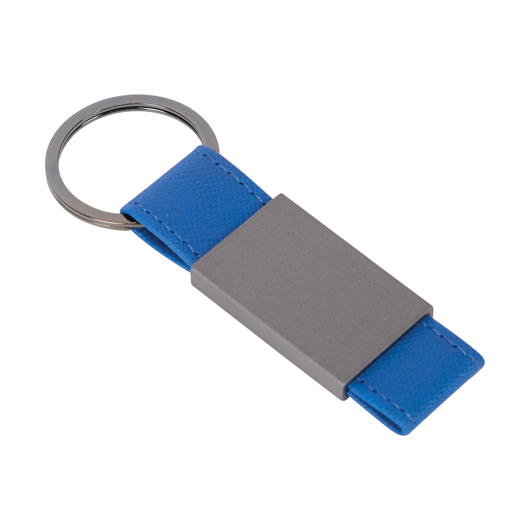 Boyd Aluminum & Leatherette Keyring 1