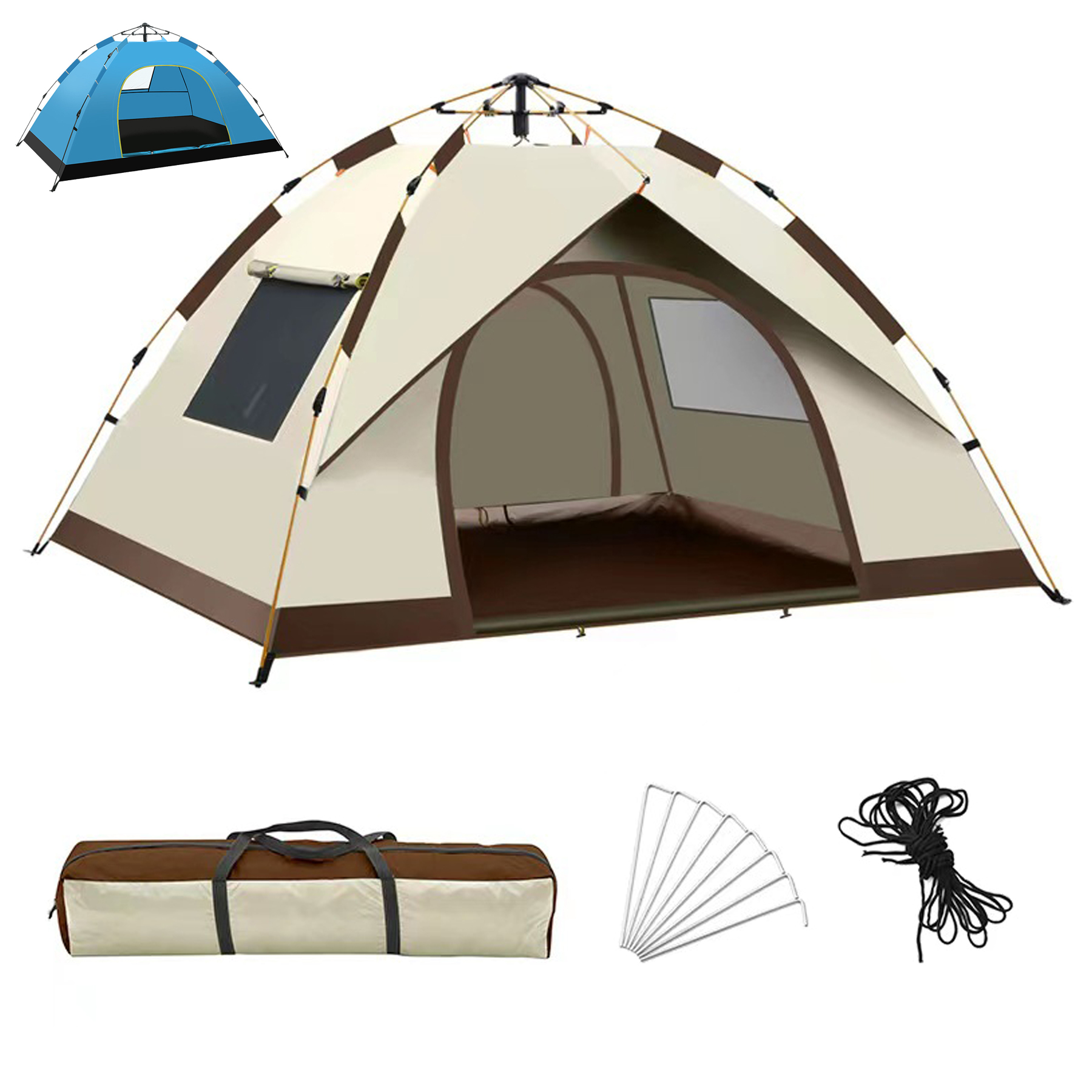 3-4 Person Camping Pop Up Tent 2