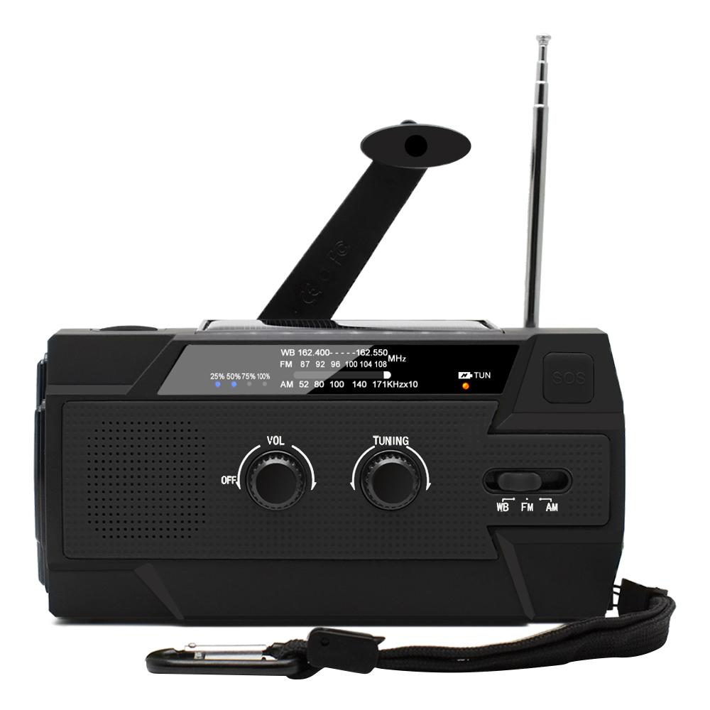 ResQ Emergency Hand Crank Radio – 4000mAh Power Bank, Solar, 1W Flashlight & Motion Sensor Lamp 8