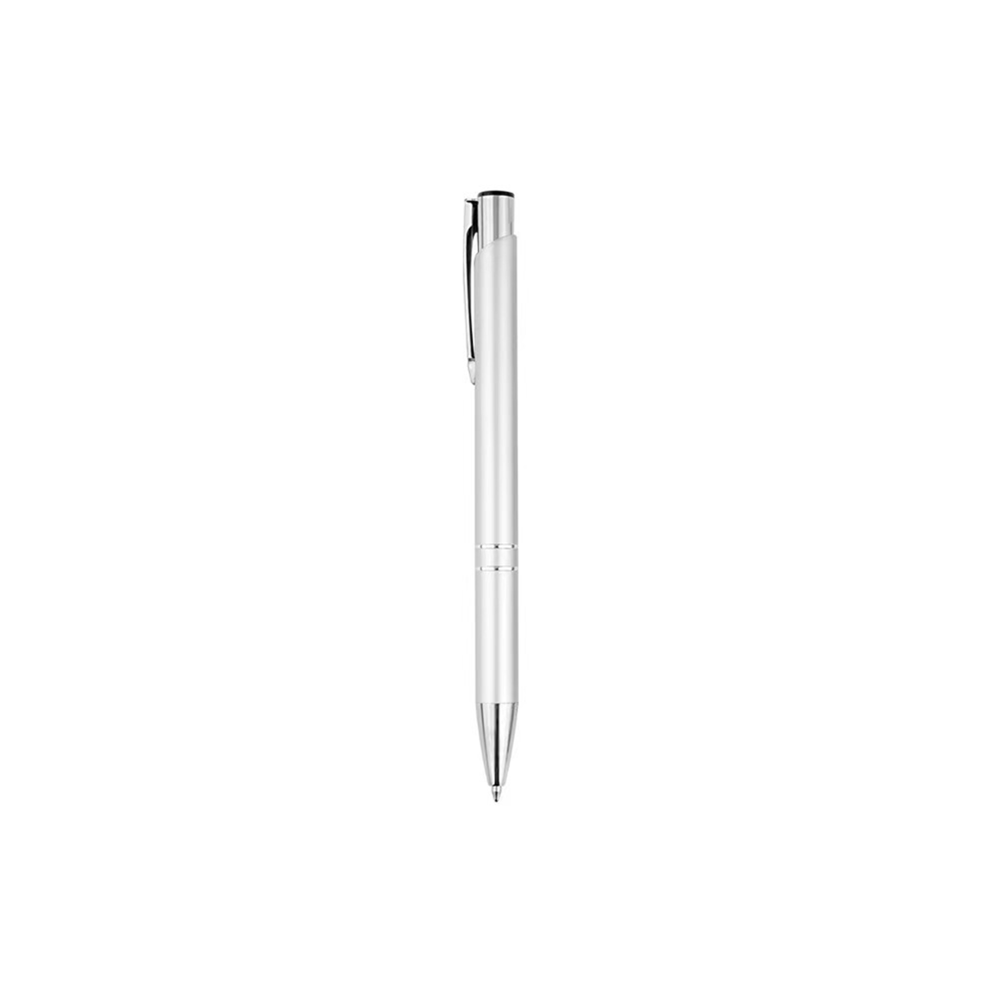 Metal Click Action Ballpoint Pen With Refill 2