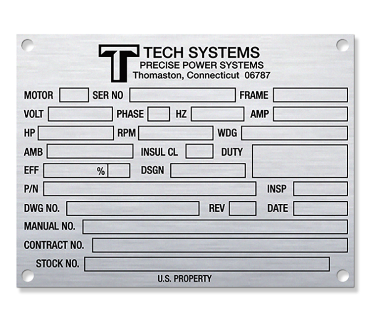 Full color/industrial metal plates 9-12 sq" 2