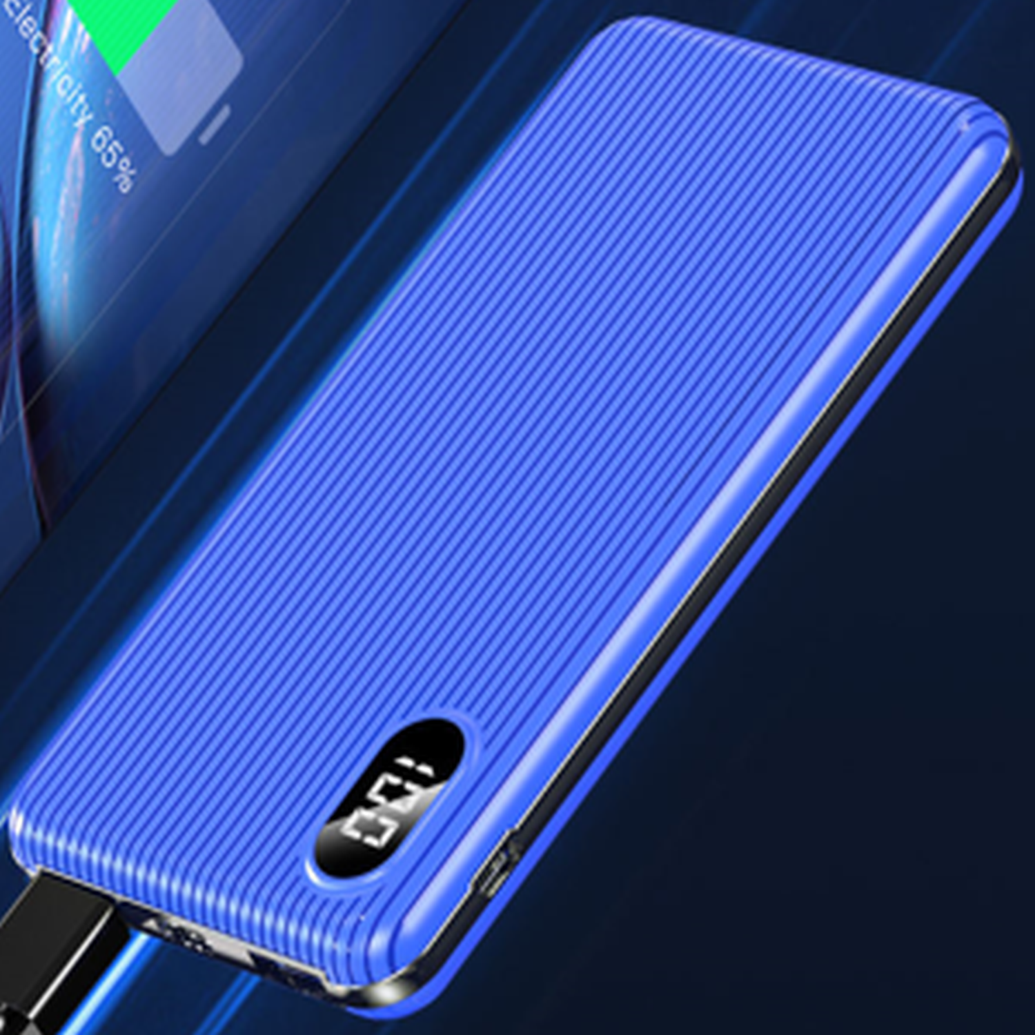 10,000 mAh Plastic Dual Port Power Bank 3