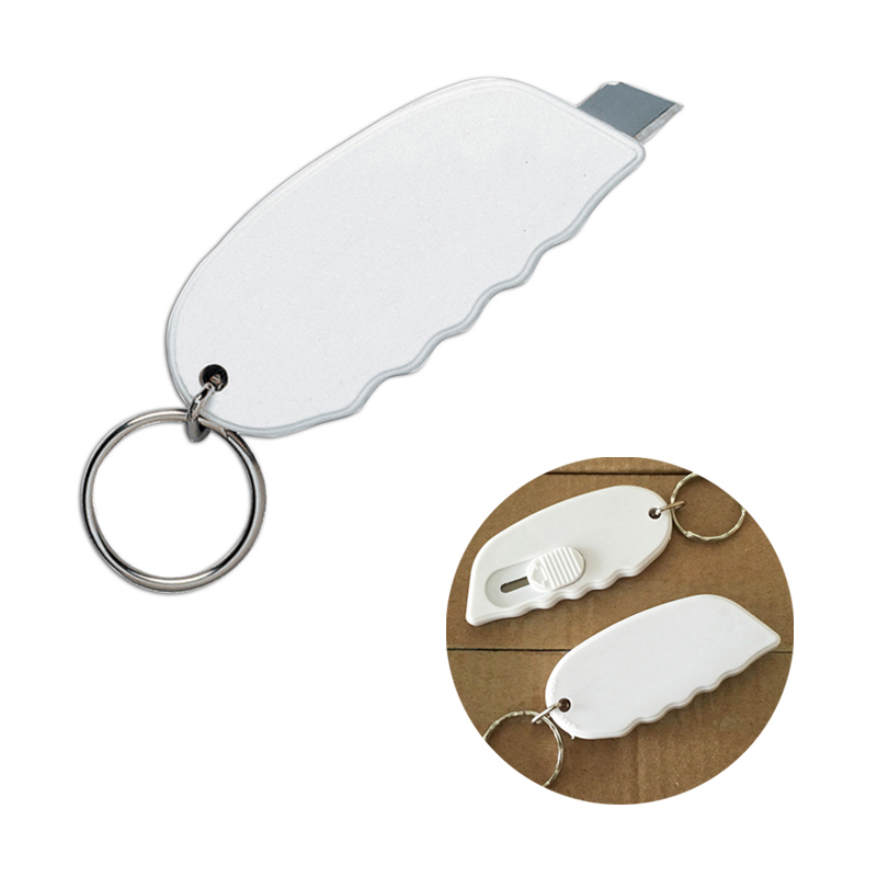 Mini Retractable Key Holder w/ Cutter 2
