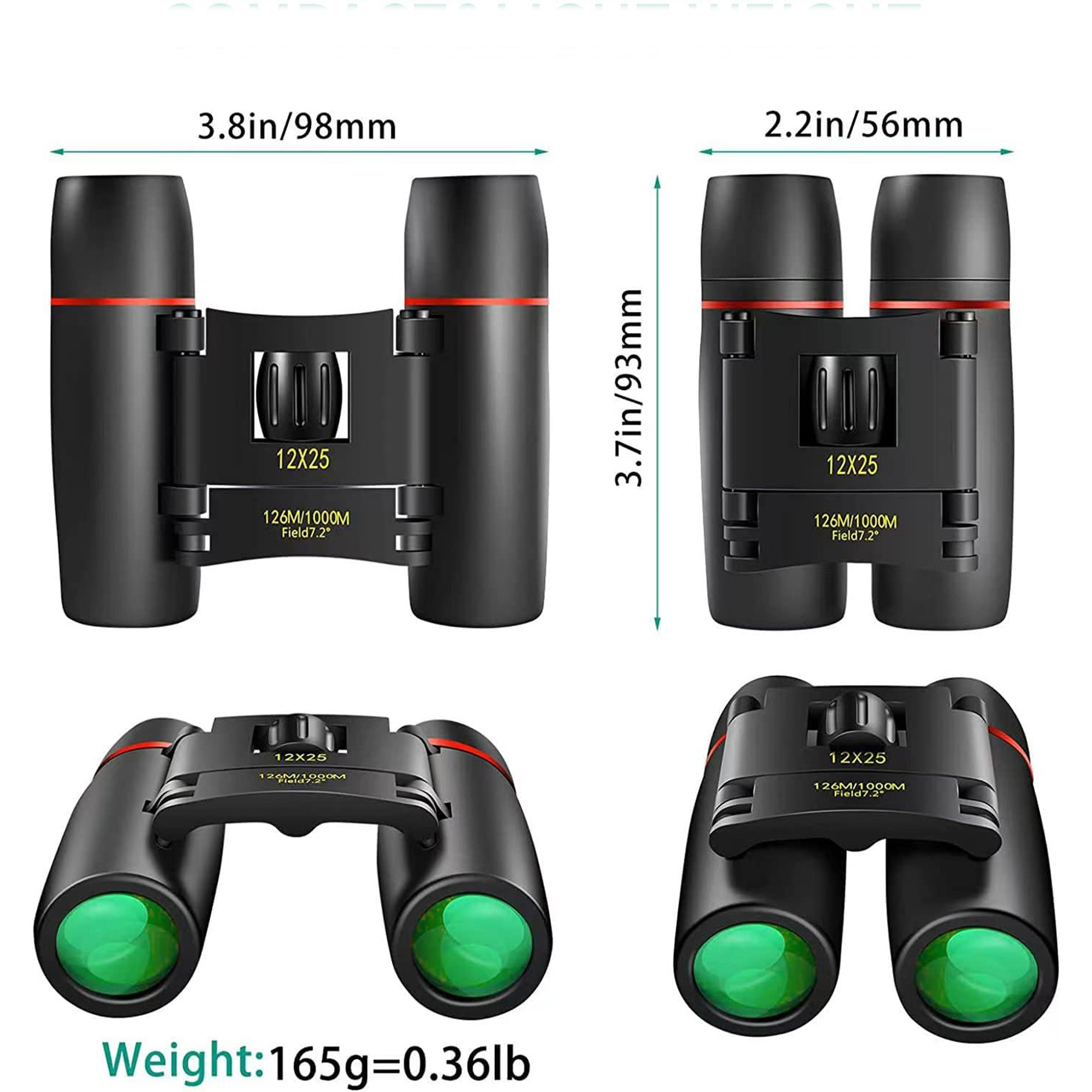 Small Pocket Binoculars For Outdoor Use 2