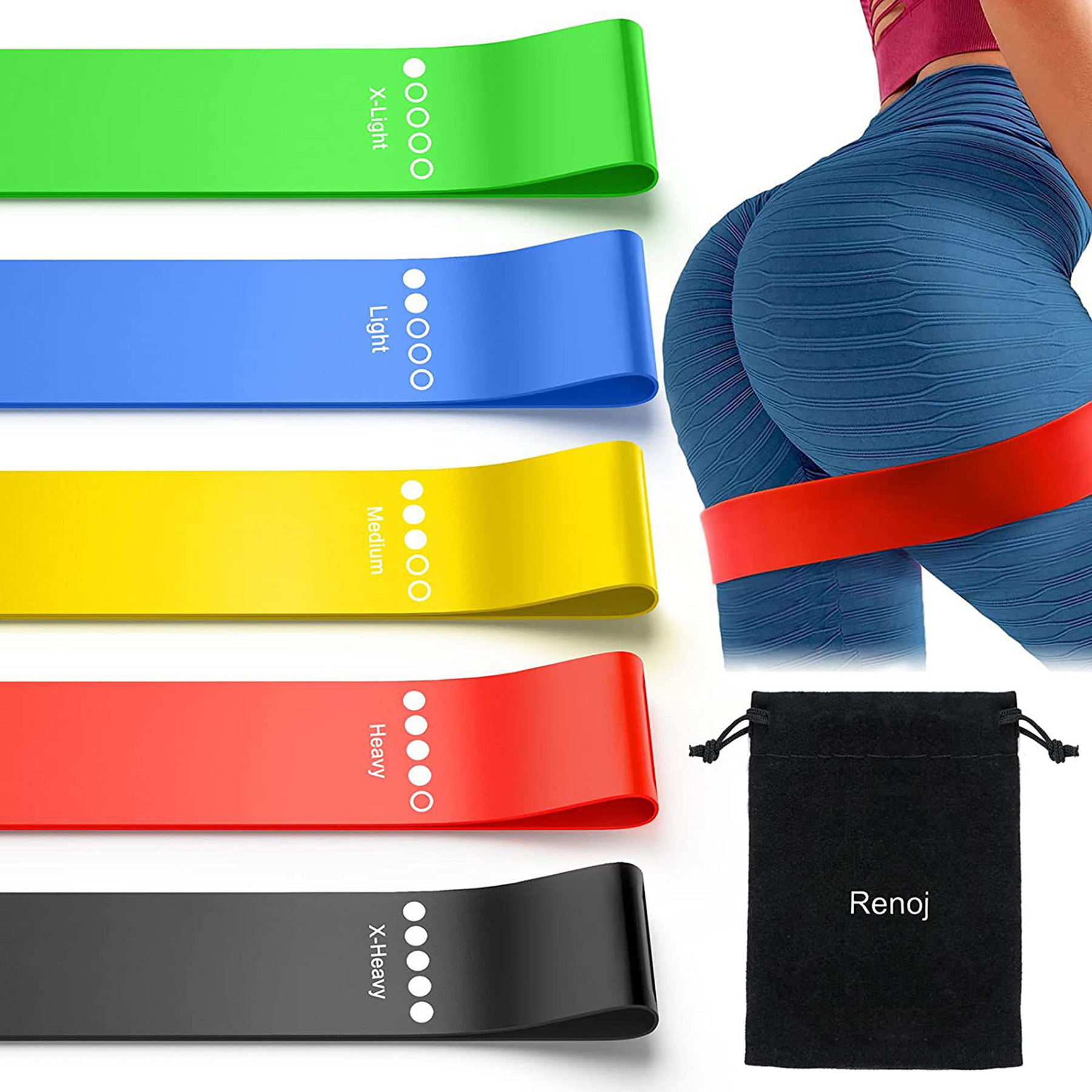 Latex Resistance Bands Set 3