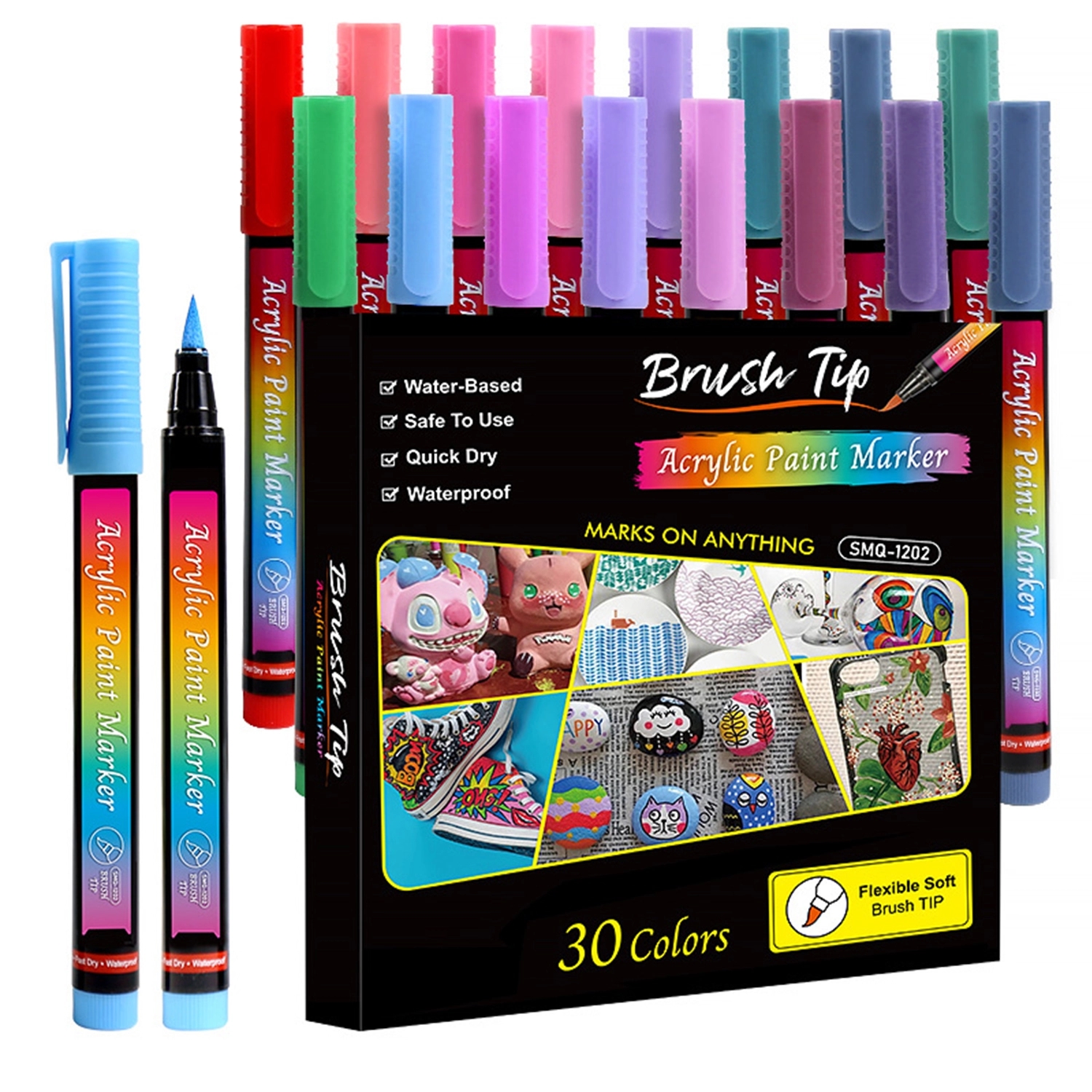 Acrylic Paint Pen Marker With Soft Tip 1