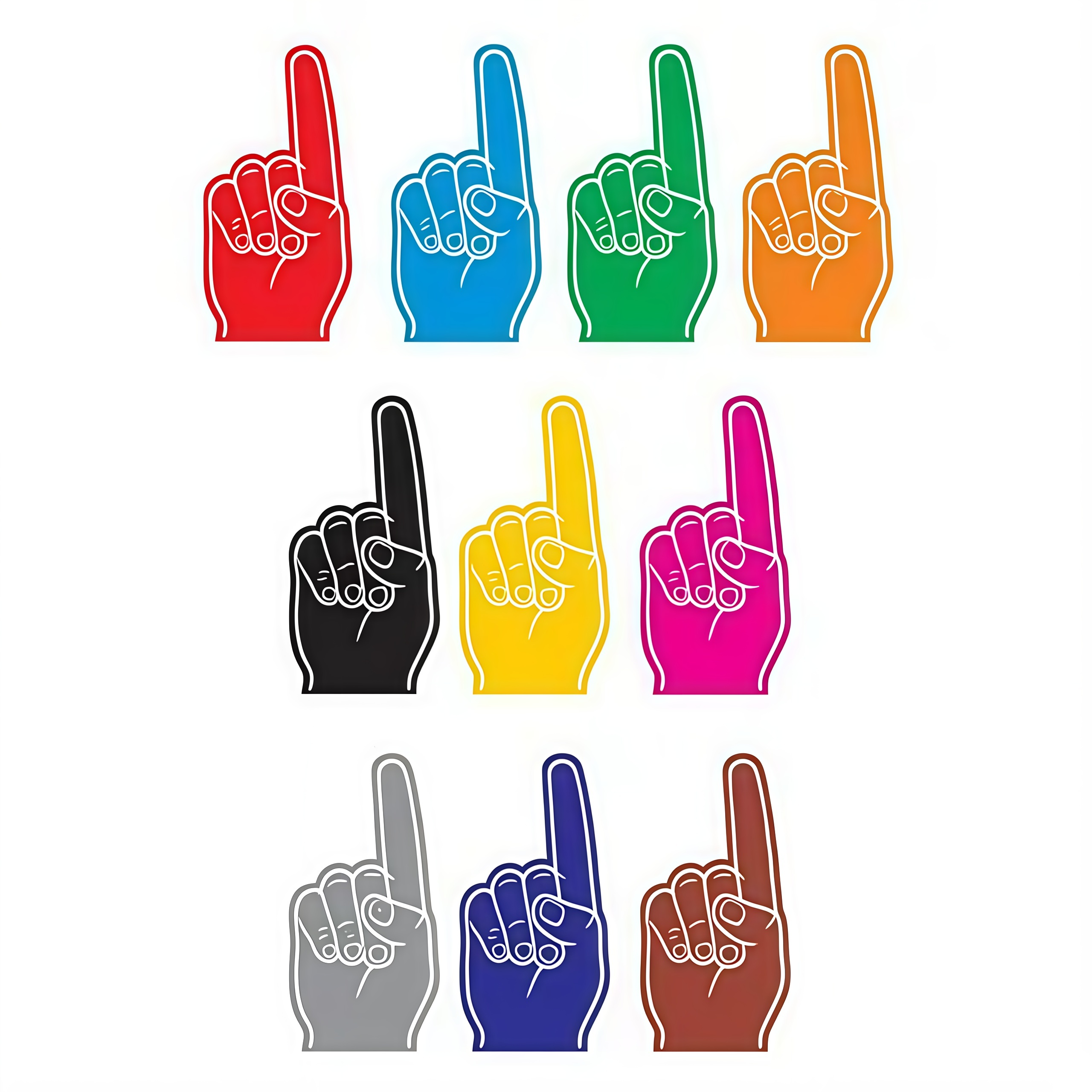 Giant Foam Finger Hand for Cheering Events 5