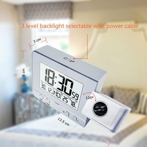 Projection Alarm Clock With Weather Station 3