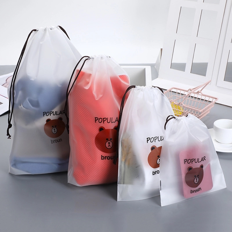Translucent PEVA Drawstring Bag 2