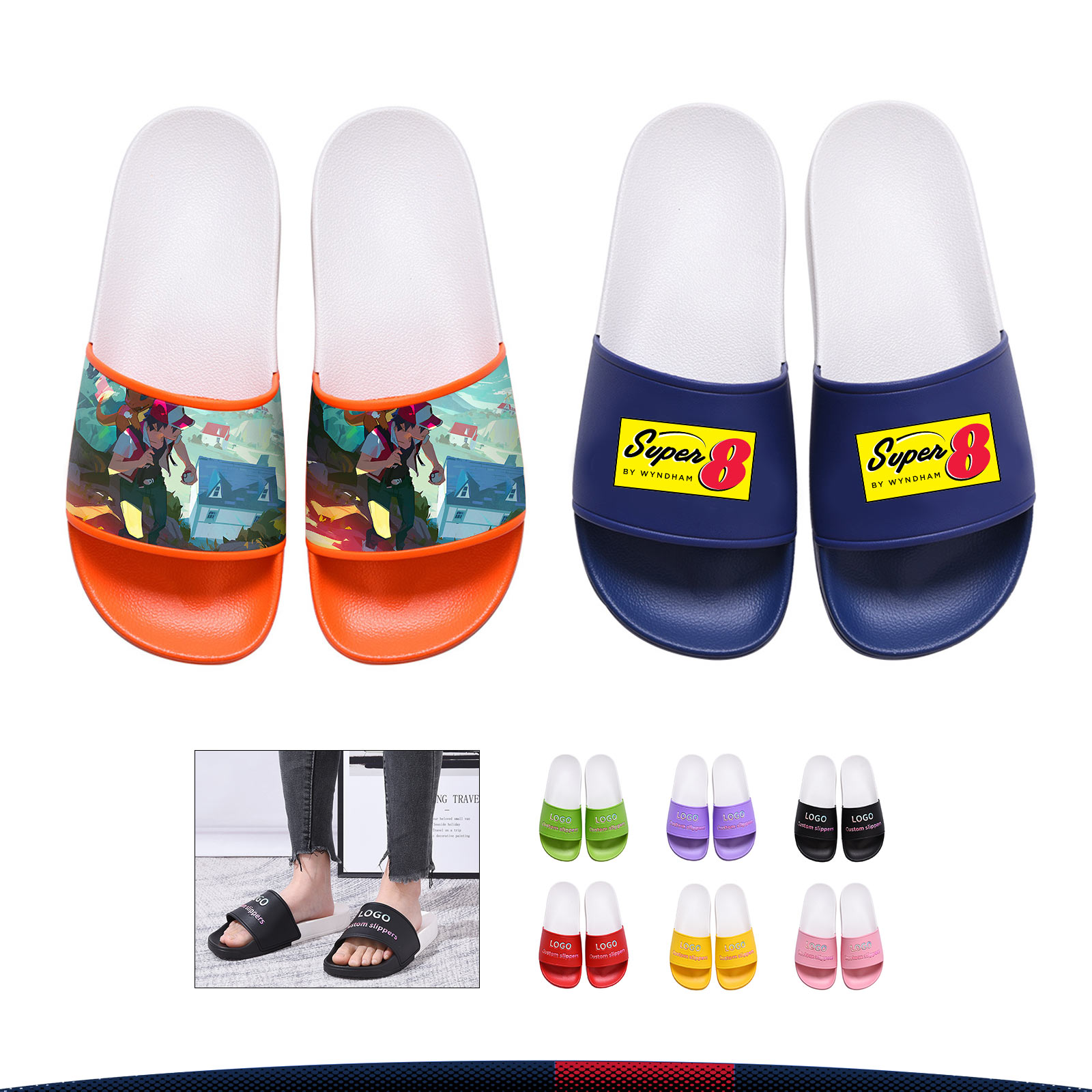 Seyka Bicolor Slippers 4
