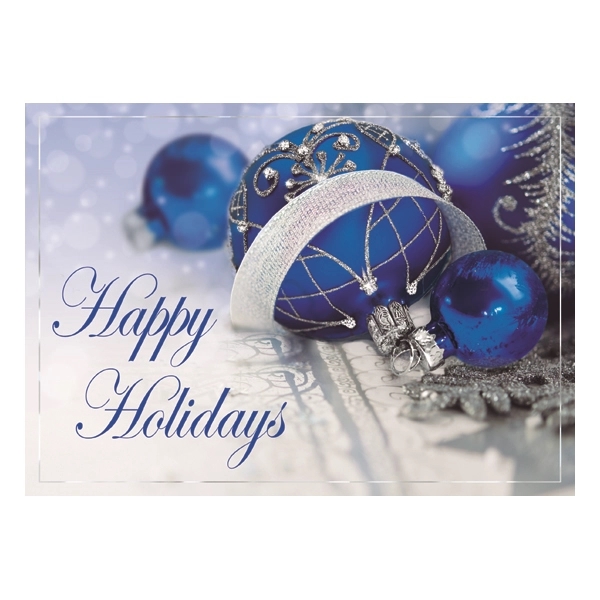 Starlight Sapphire Holiday Greeting Card 1