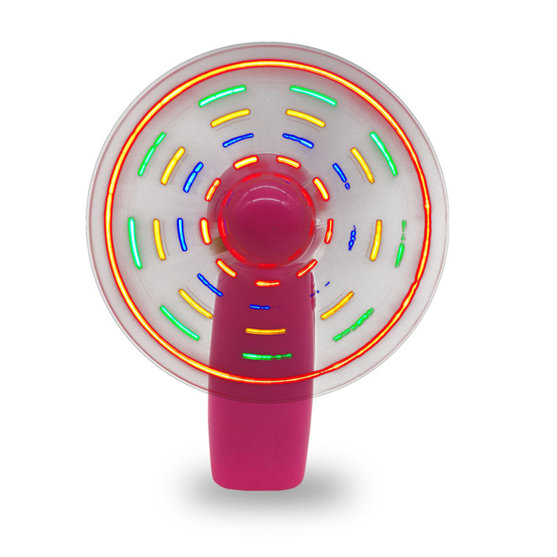 Portable Mini Handheld Cooling Fan with Colorful LED Light 4