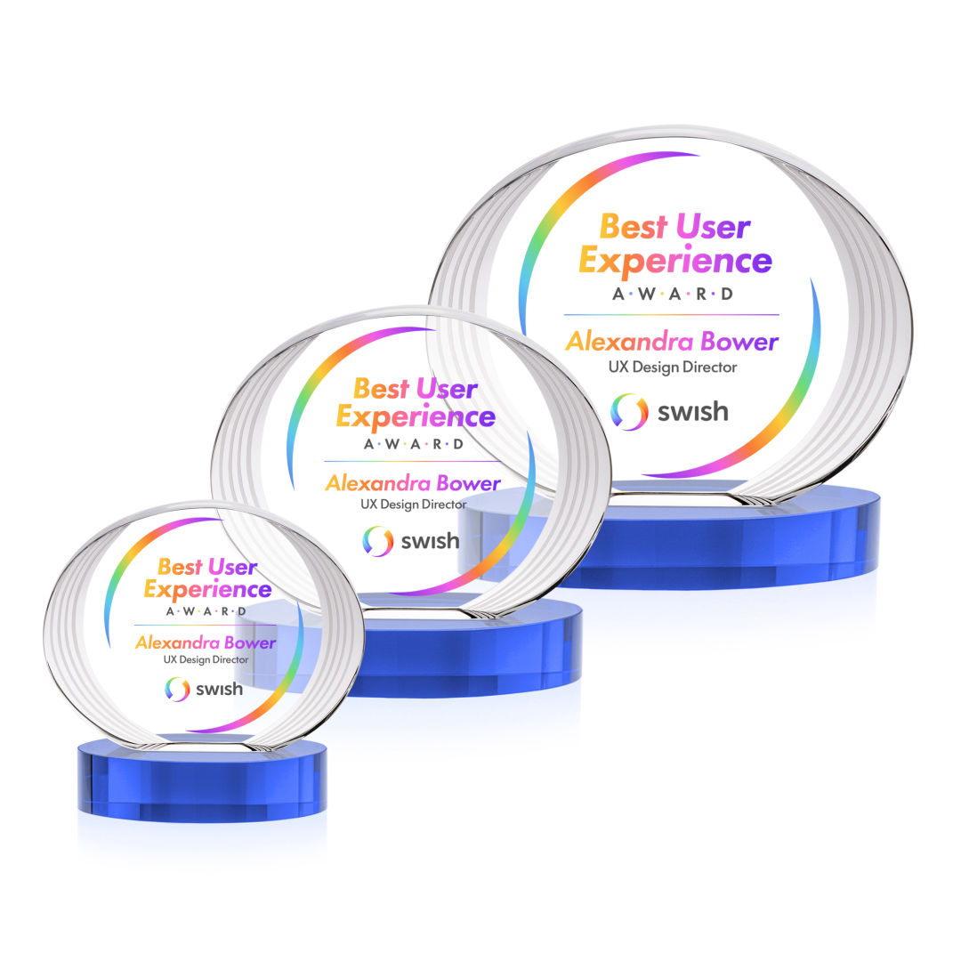 Sheraton VividPrint™ Award on Base - Sky Blue