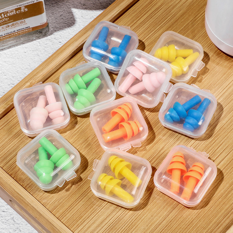 Sleeping and Work Soft Silicone Noise Reduction Ear Plugs 9