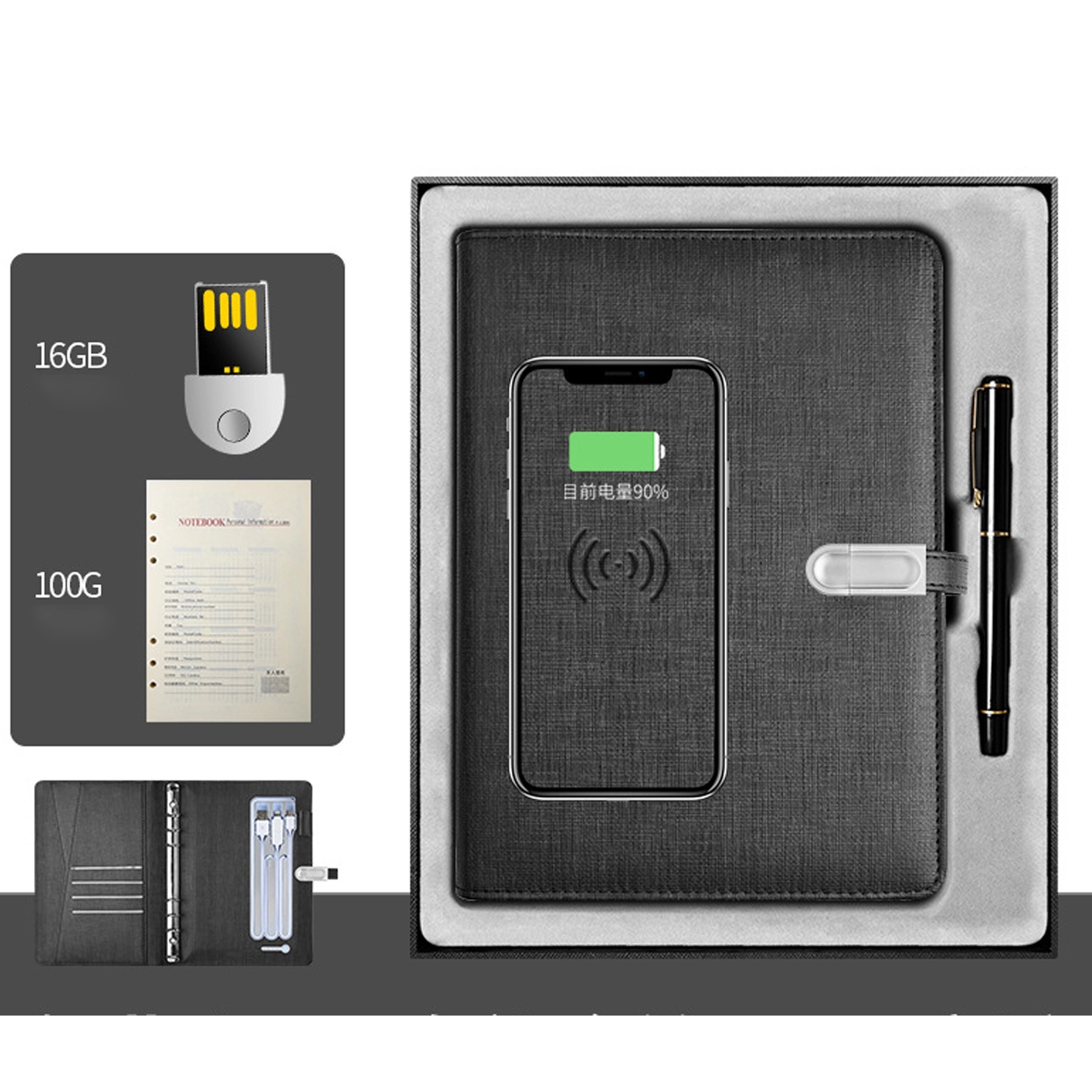 Contrast Ivory Mid Size Lined Page 4