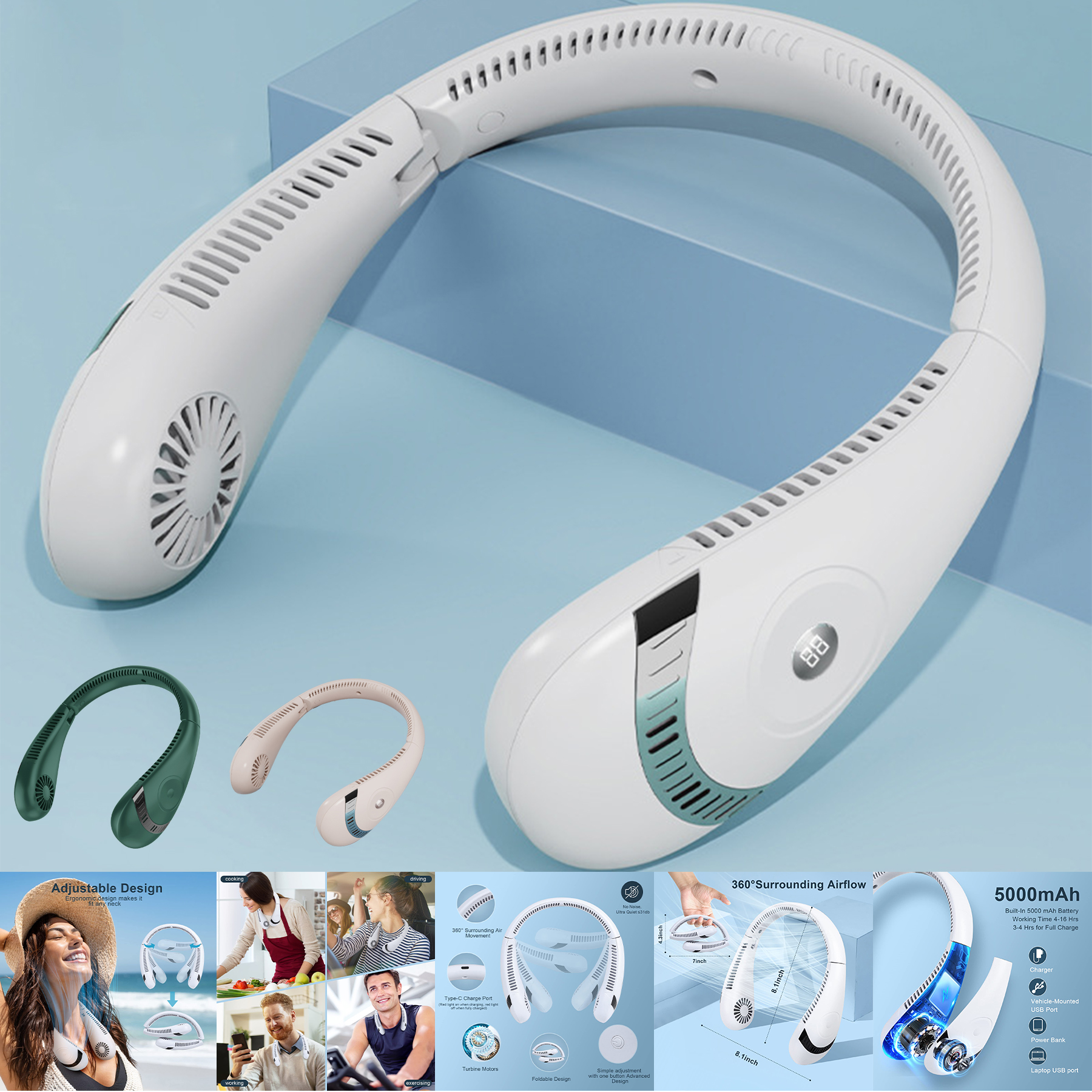 Portable Neck Fan 2