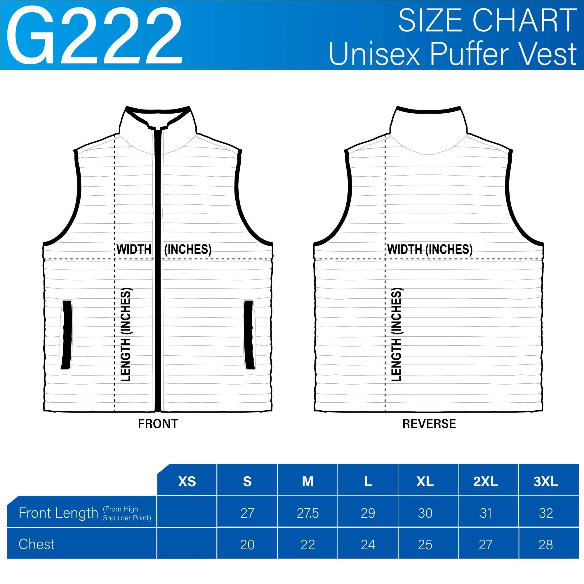 Unisex Puffer Vest - 100% Polyester 14