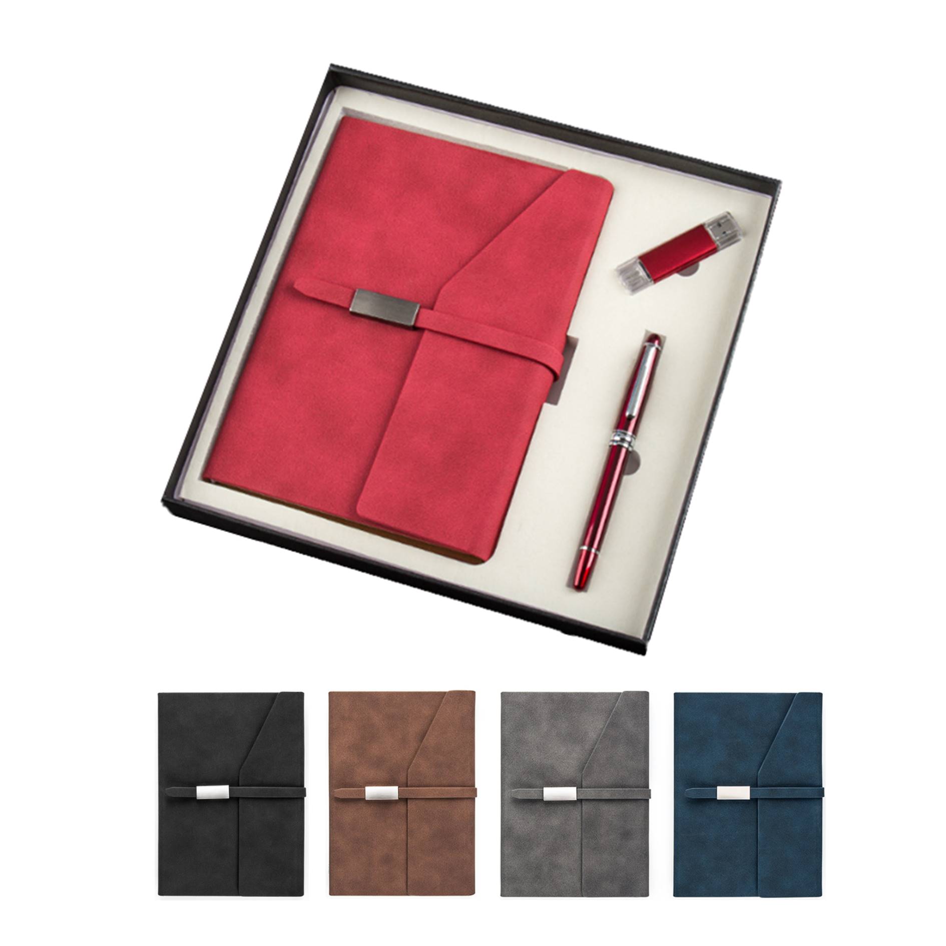 Business Set Journal With Pen And Flash Drive 4
