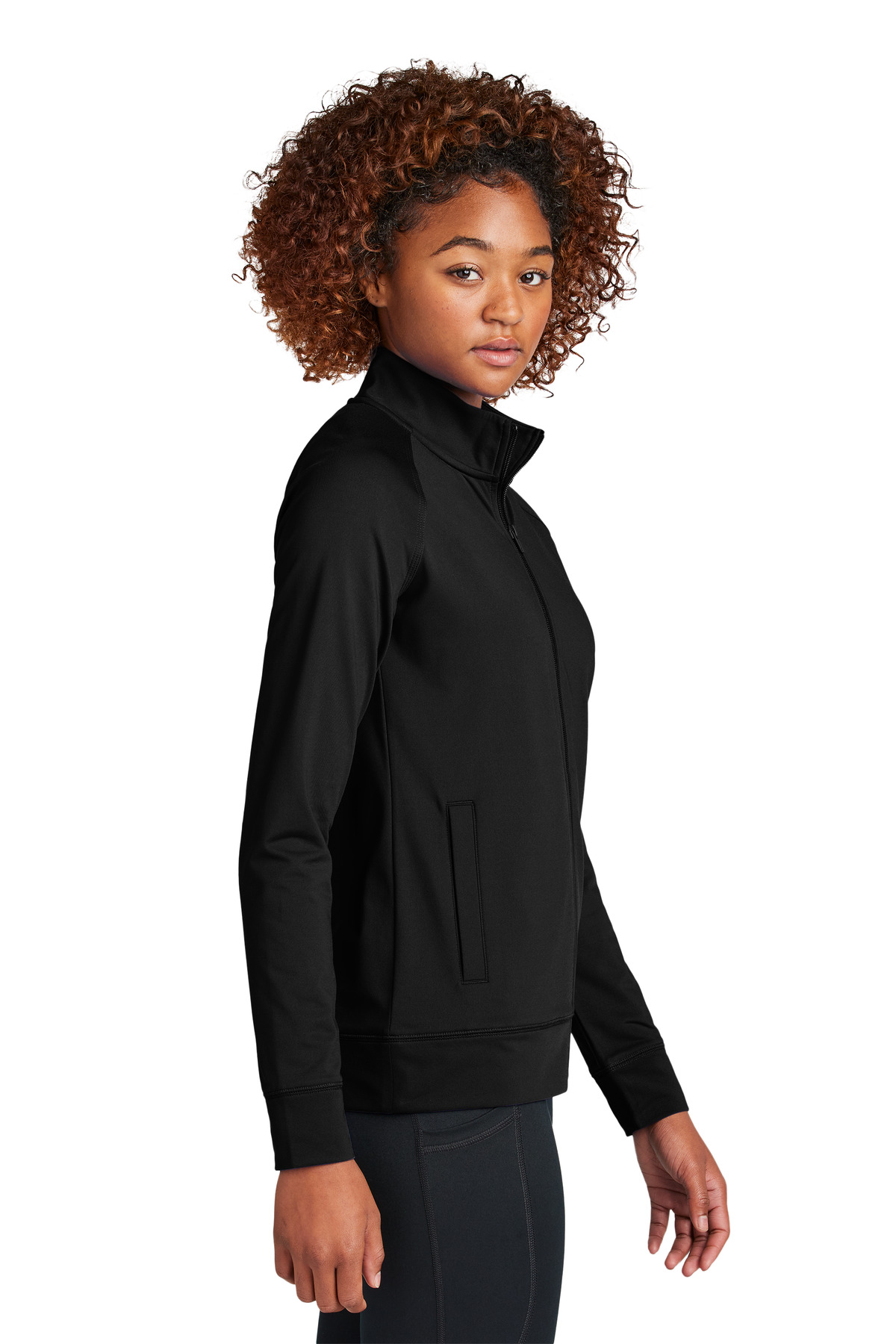 Women's Sport-Wick Stretch Full-Zip Cadet Jacket