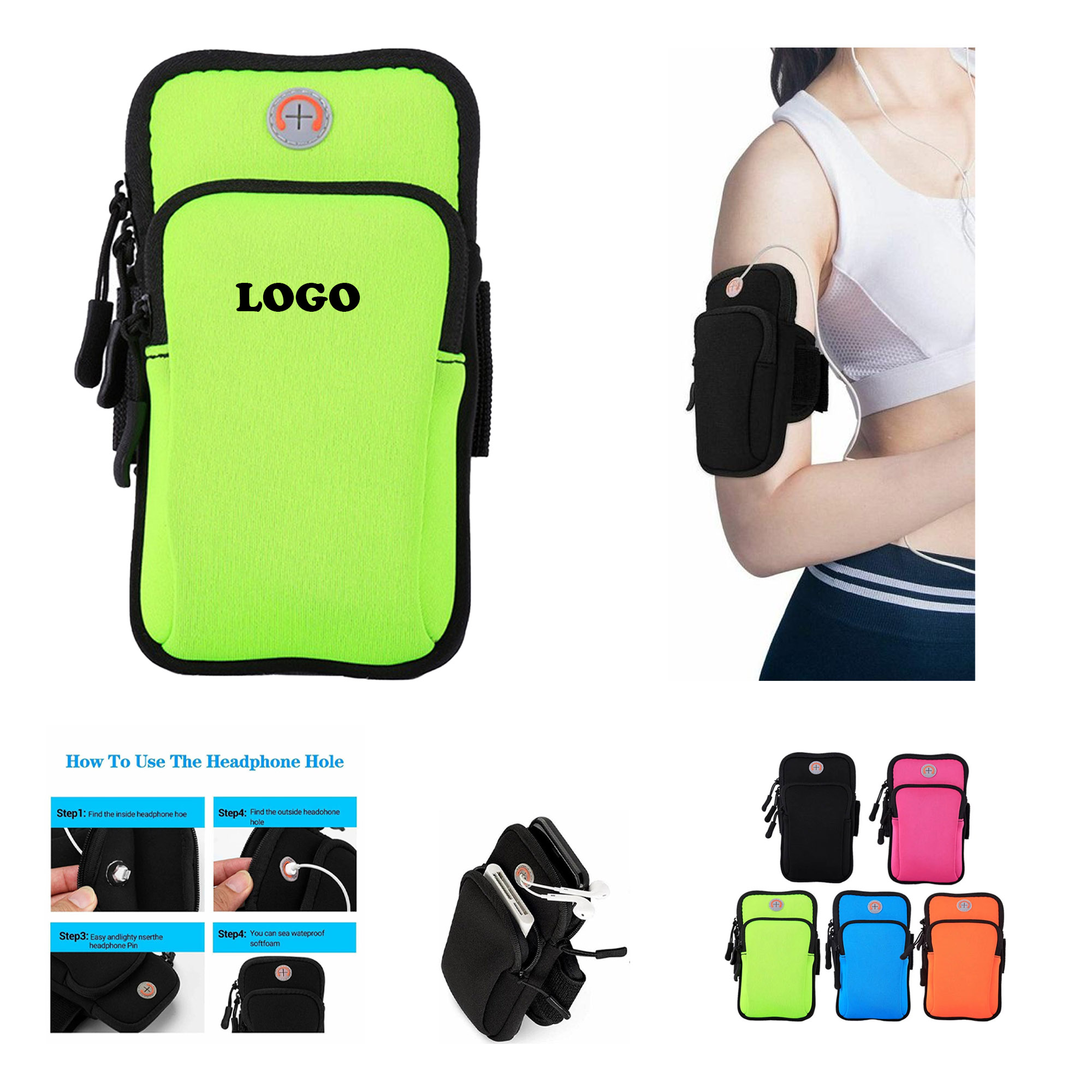 MOQ 10 pcs Fitness Workout Armband 4