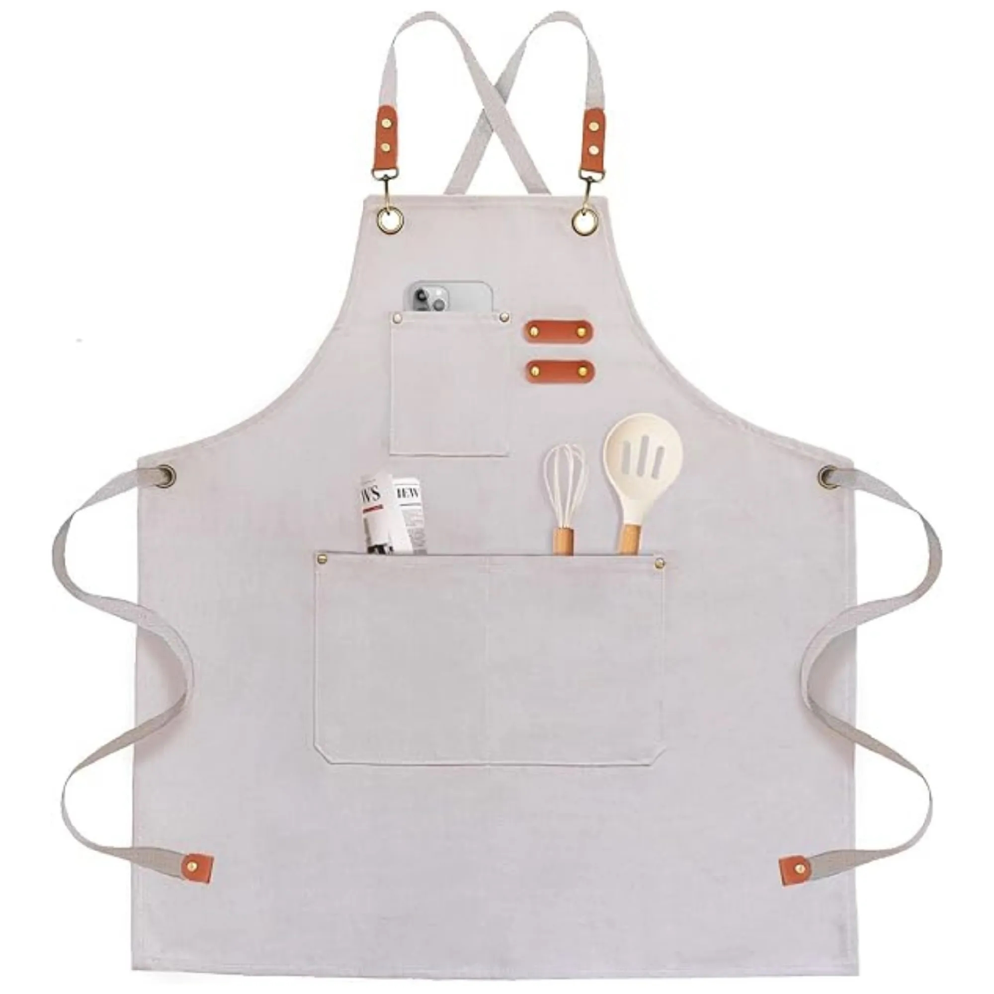 Heavyweight Canvas Cross-Back Apron 18